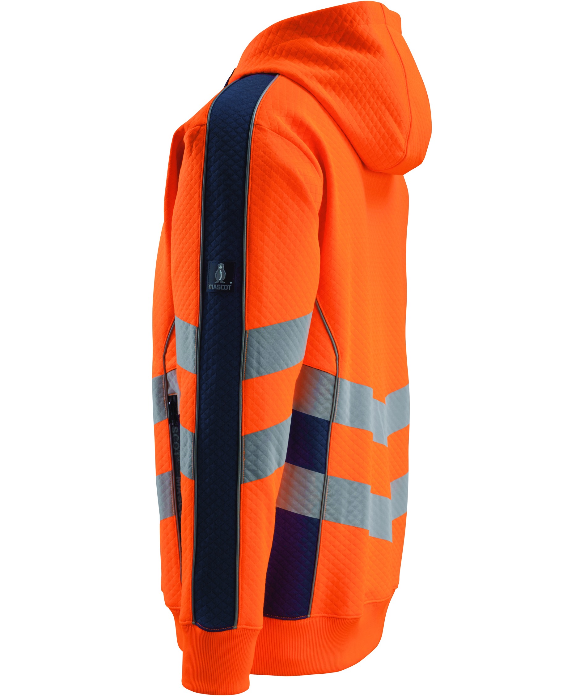 Mascot Safe Supreme Corby hettegenser, Hi-vis Orange/M&oslash;rk Marine, large image number 3