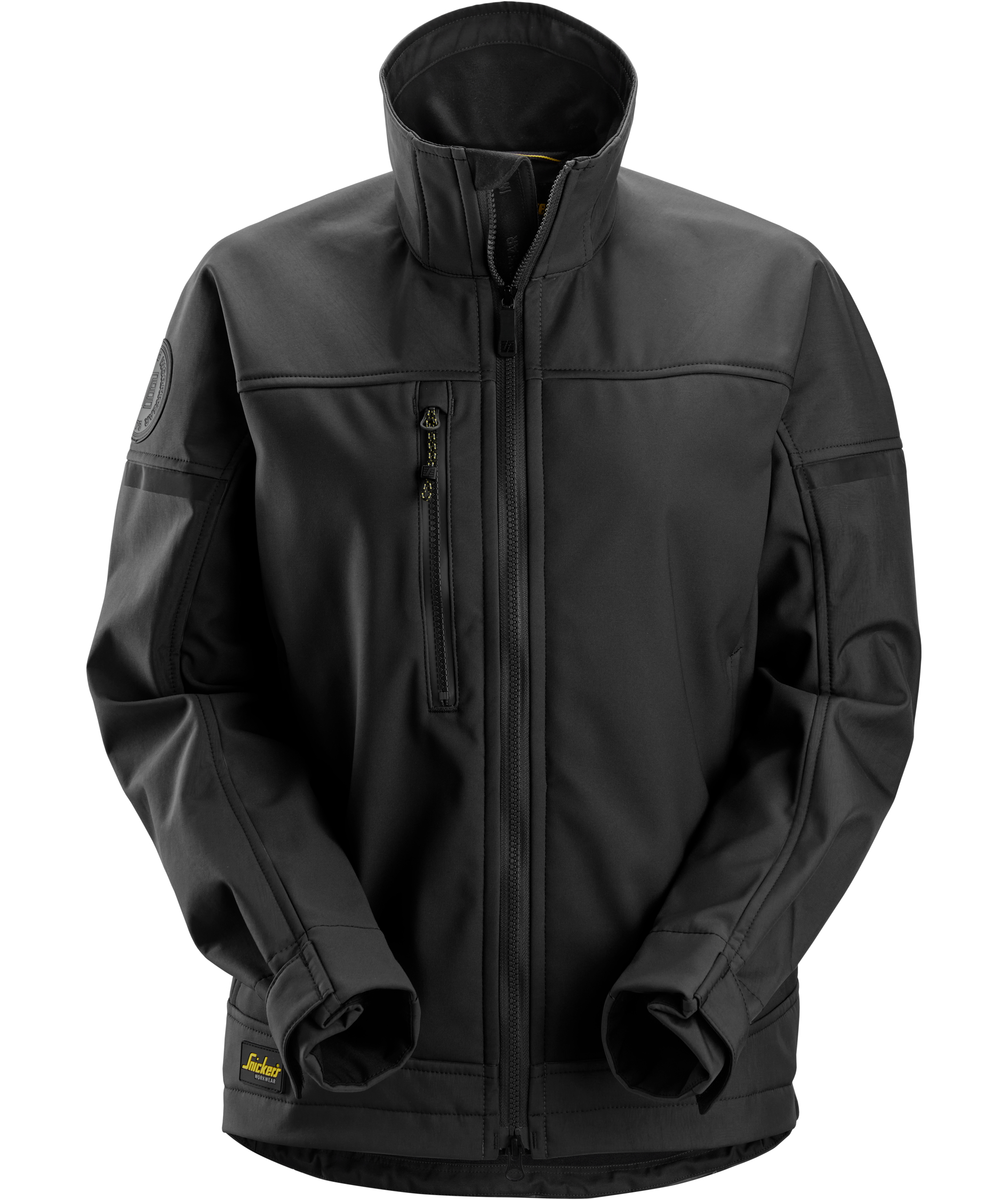 Snickers AllroundWork dame softshelljakke 1276, Black/Black, Black/Black, swatch