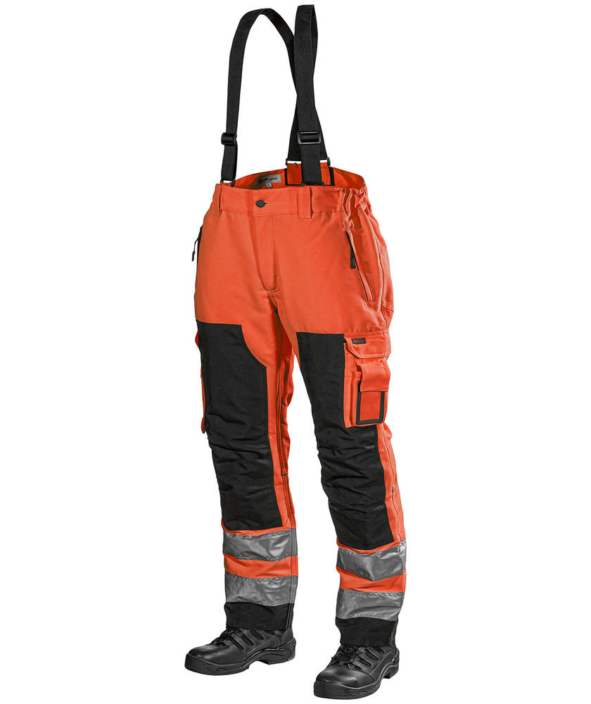 L.Brador&nbsp;work trousers 165PB, Hi-Vis Orange/Black, Hi-Vis Orange/Black, swatch