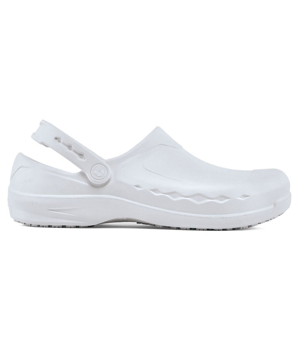 Shoes For Crews Zinc clogs med h&auml;lrem OB, Vit