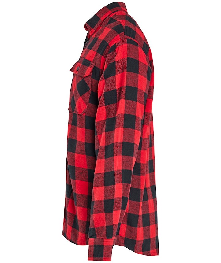 Bl&aring;kl&auml;der Striker flannelskjorte, R&oslash;d/Svart, large image number 3