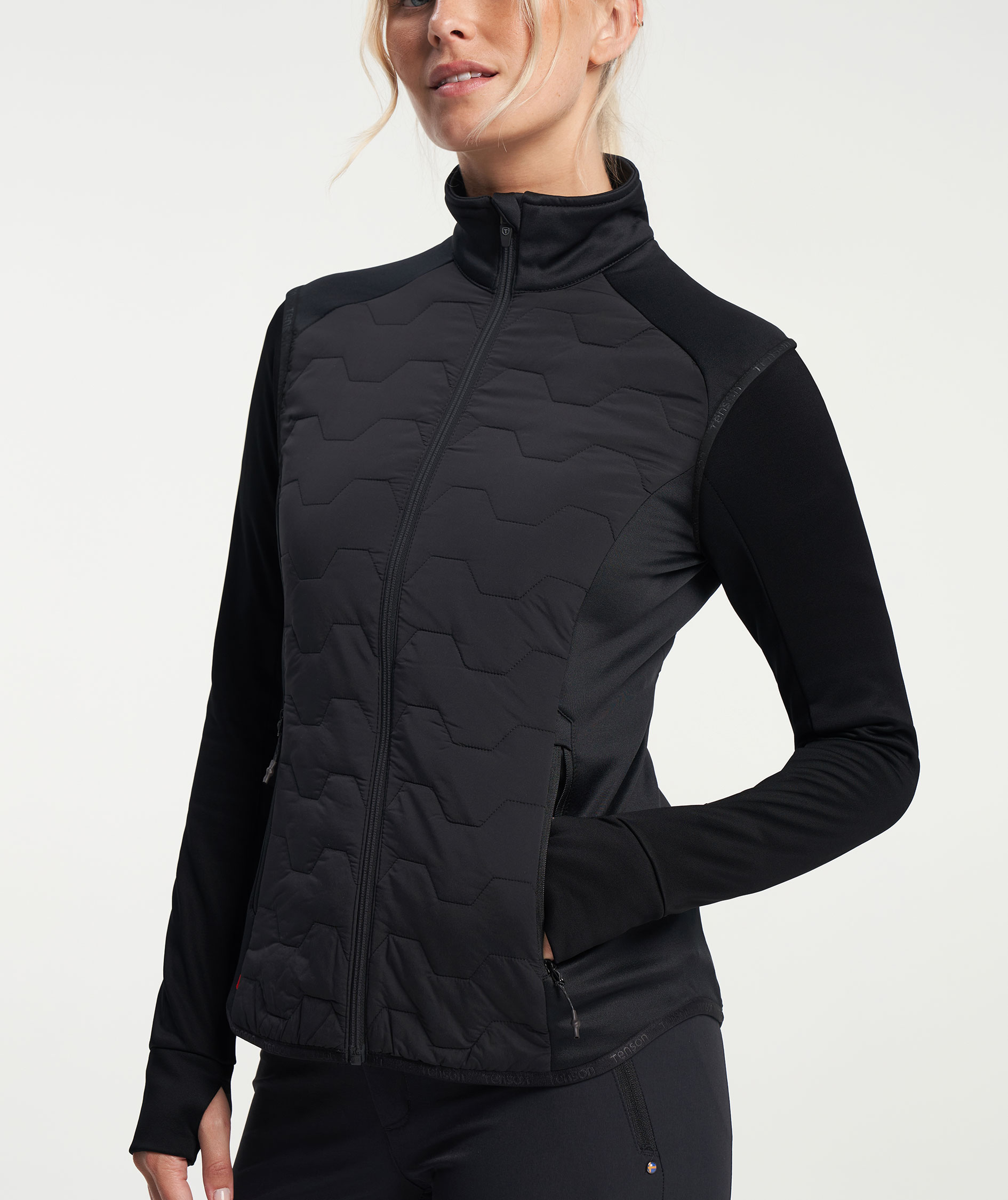 Tenson TXlite women's hybrid vest, Black, large image number 6