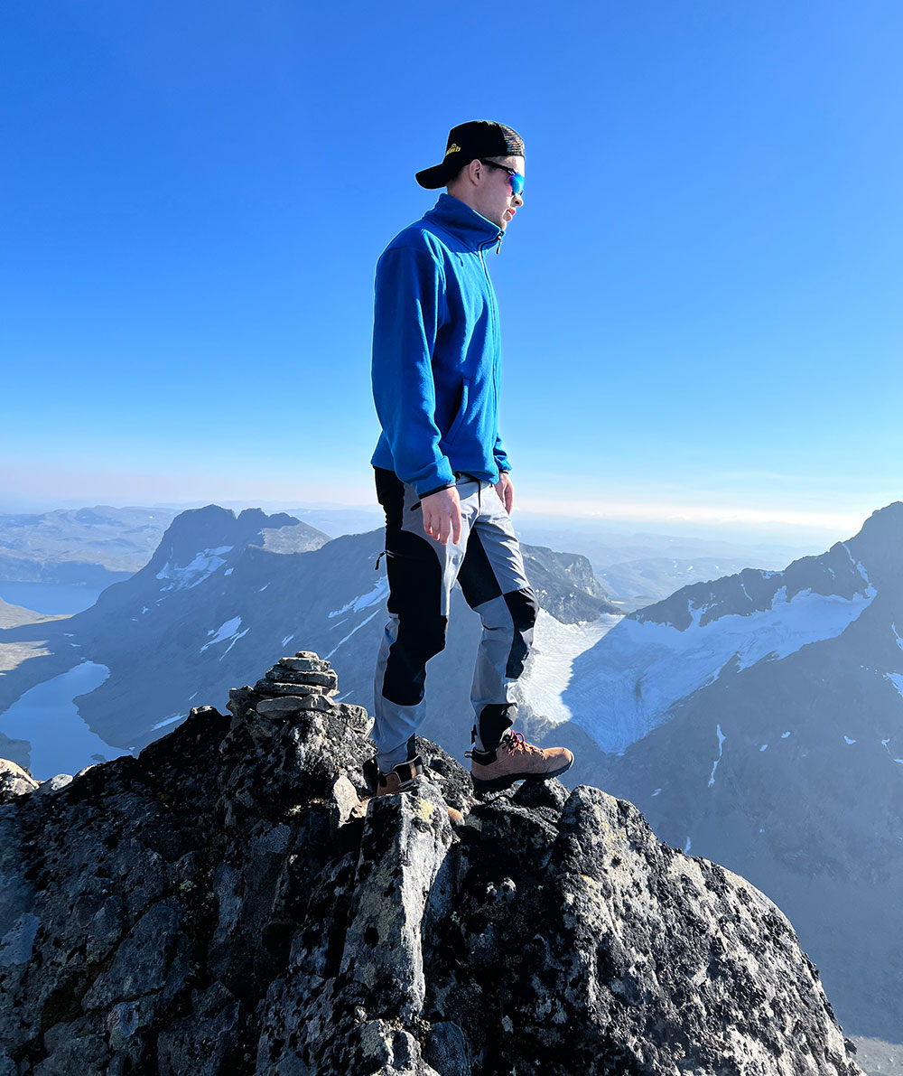 YOU Alaska fleecejakke, Kornbl&aring;, large image number 3