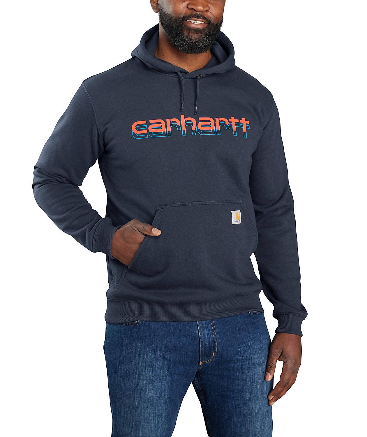 Carhartt Rain Defender Graphic hoodie, New Navy