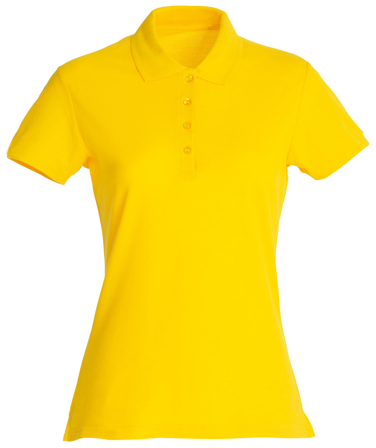 Clique Basic dame polo T-Skjorte, Sitrongul, Sitrongul, swatch