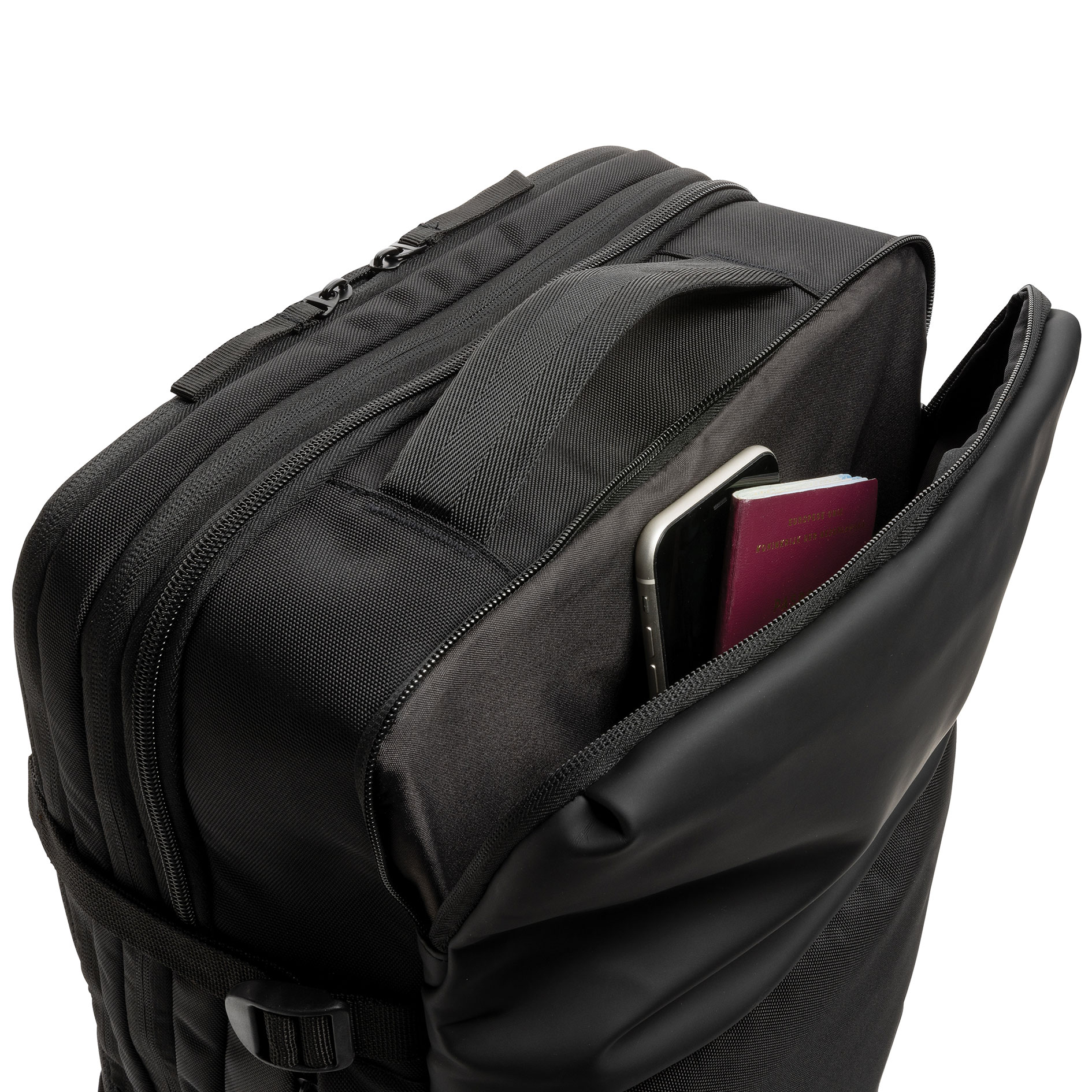 Swiss Peak weekend rejserygs&aelig;k 27L, Sort, Sort, large image number 6