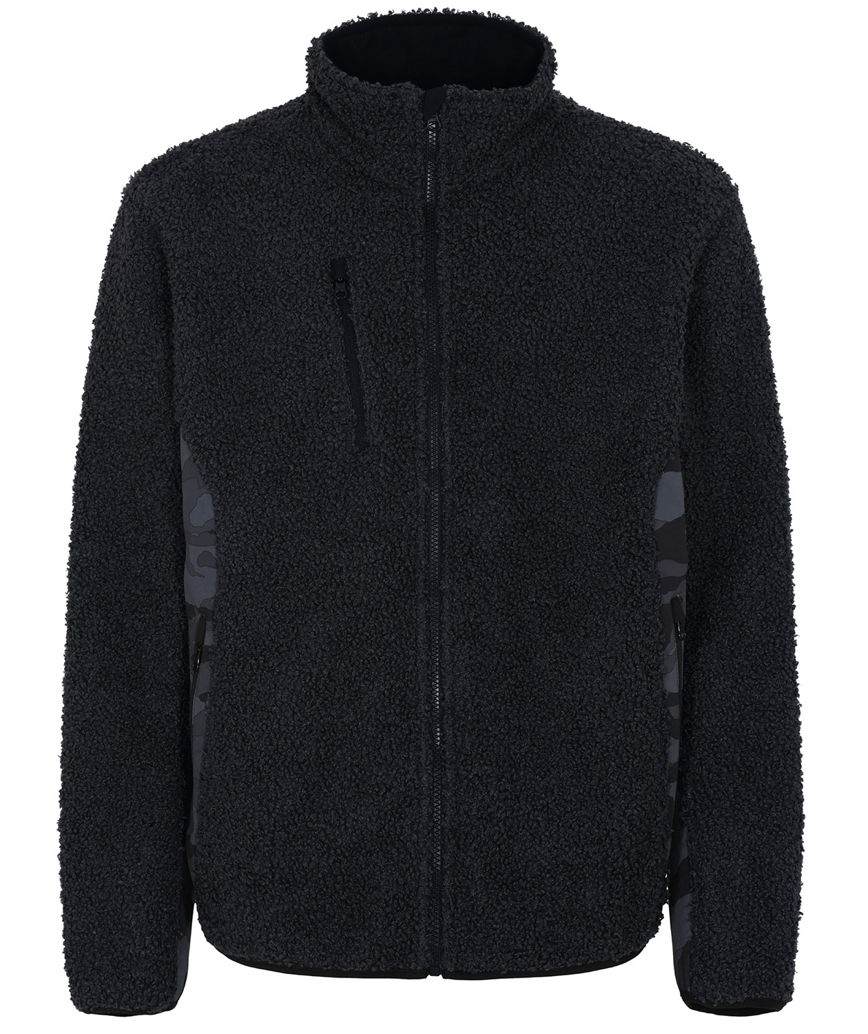 Lyngs&oslash;e Fox p&auml;lsfiberjacka, Svart/Camouflage