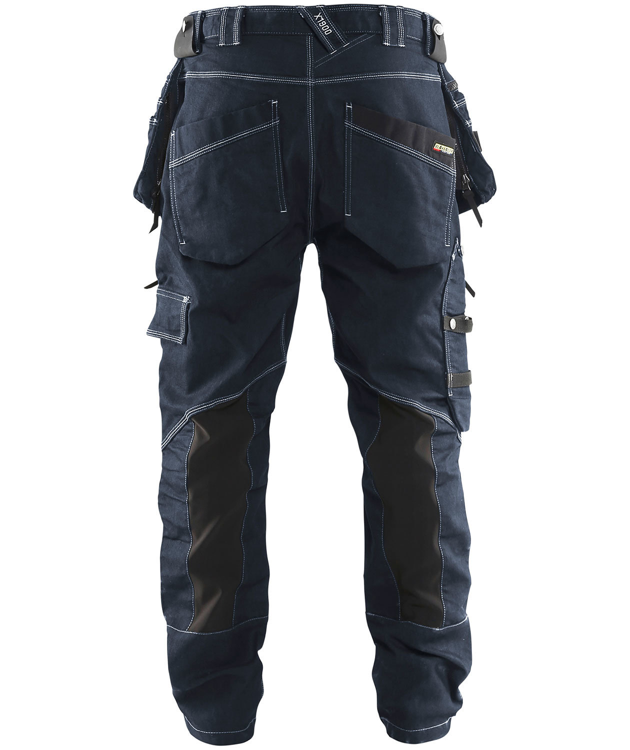 Bl&aring;kl&auml;der h&aring;ndverksbukse X1999, Marine/Svart, large image number 3
