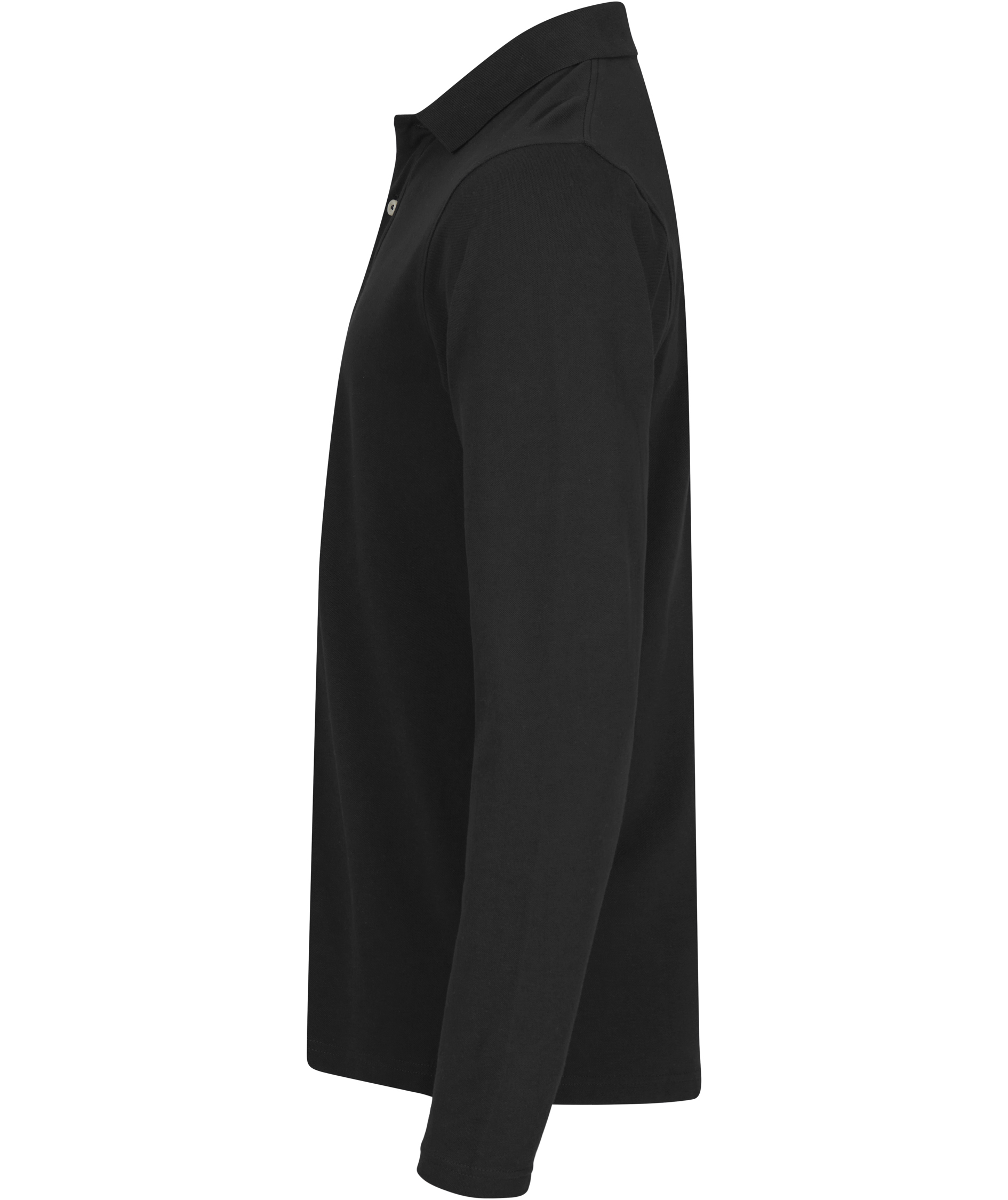 Clique Premium lang&auml;rmliges Poloshirt, Schwarz, large image number 3