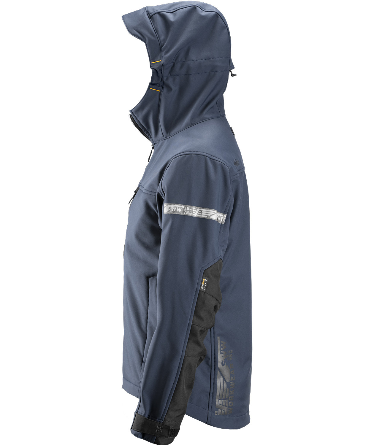 Snickers AllroundWork softshelljakke 1229, Marine/Svart, large image number 2