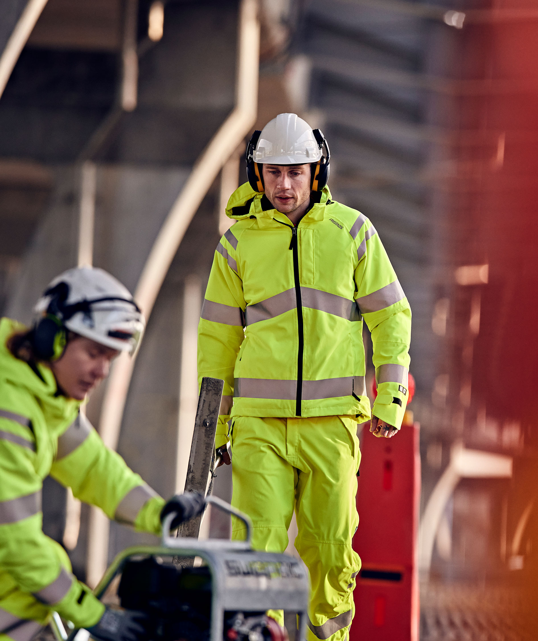 Fristads skaljakke 4680 GLPS, Hi-Vis&nbsp;Gul, large image number 10