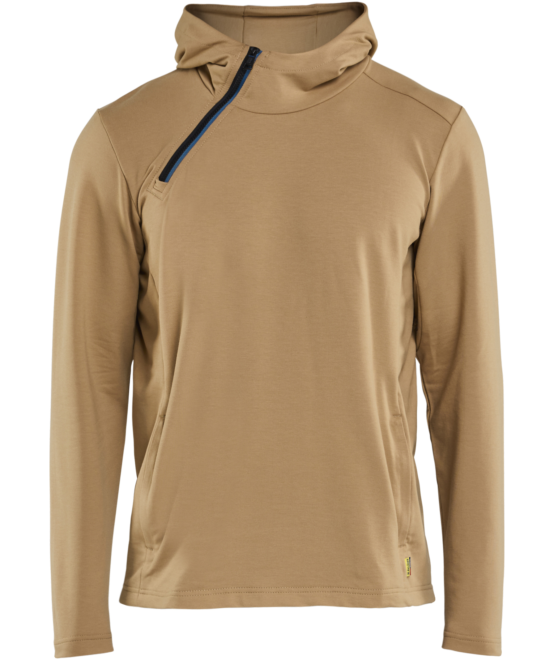 Bl&aring;kl&auml;der half zip hettegenser, , Light Nougat, swatch