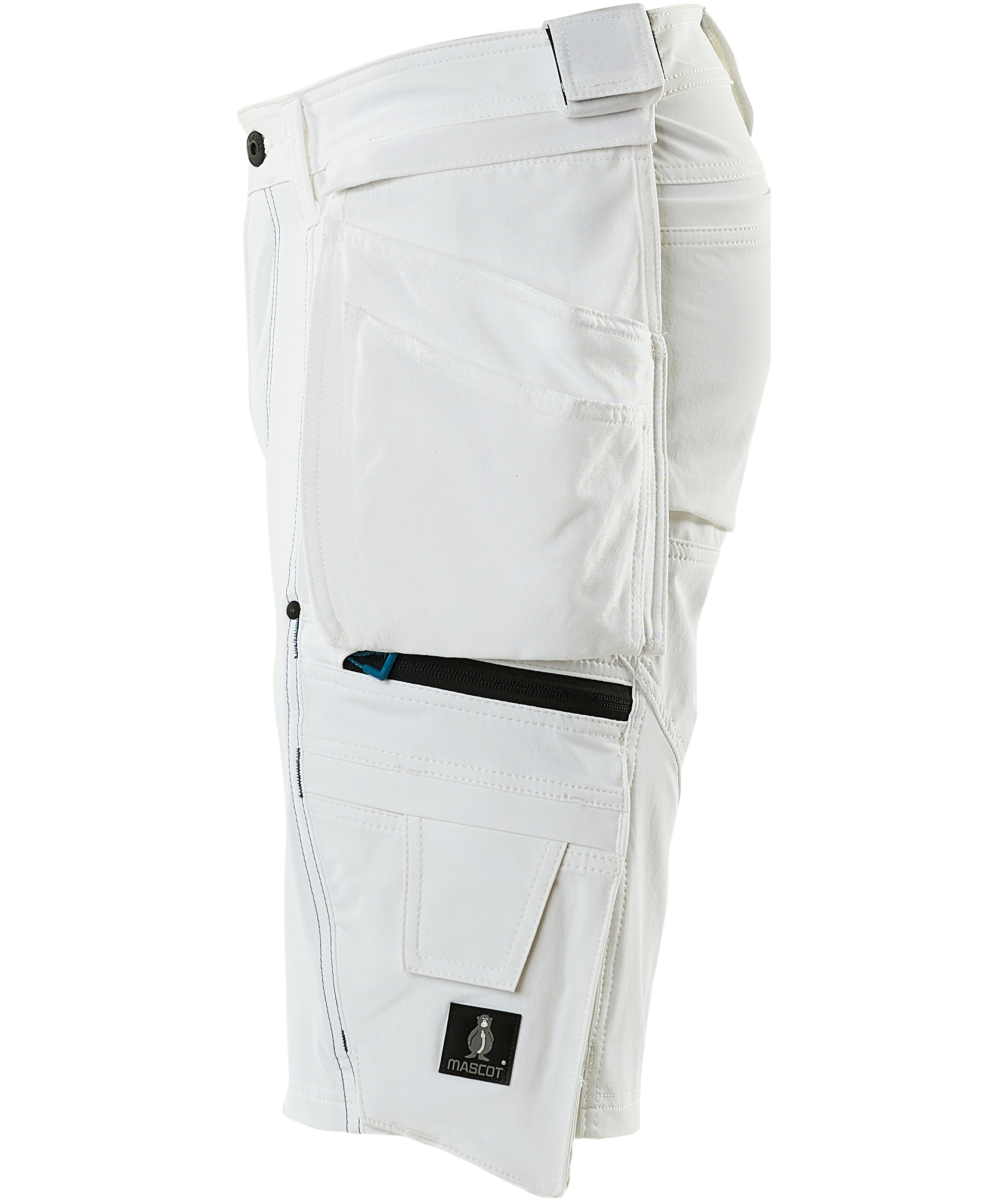 Mascot Advanced craftsman shorts full stretch, White, large image number 3