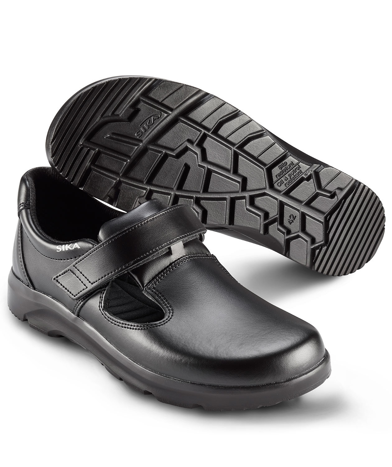Sika OptimaX arbetssandaler O1, Svart, Svart, swatch