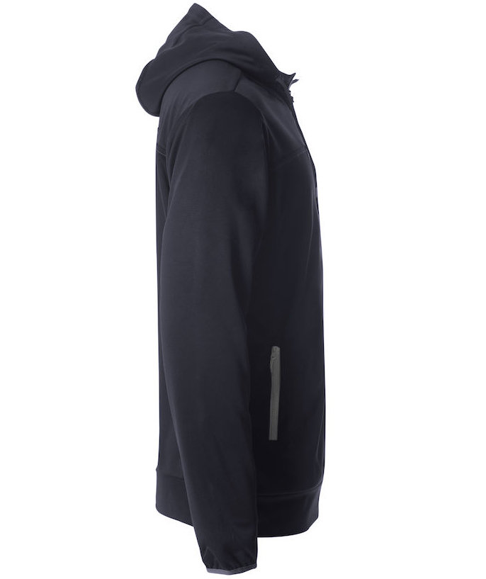 Clique Ottawa hoodie with full zipper, Dark Marine Blue, large image number 5