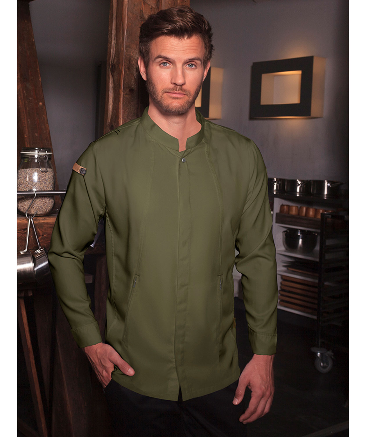 Karlowsky Green-generation kockjacka, Mossgr&ouml;n, large image number 1