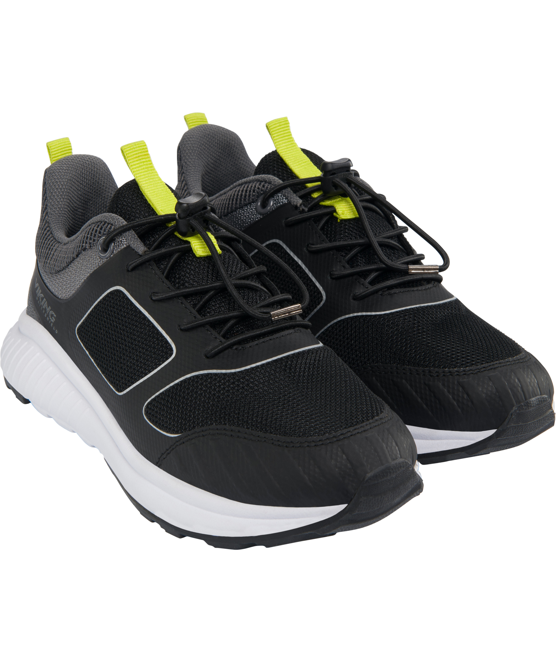 Viking Aero WP SL sneakers til b&oslash;rn, Black/Charcoal, large image number 3