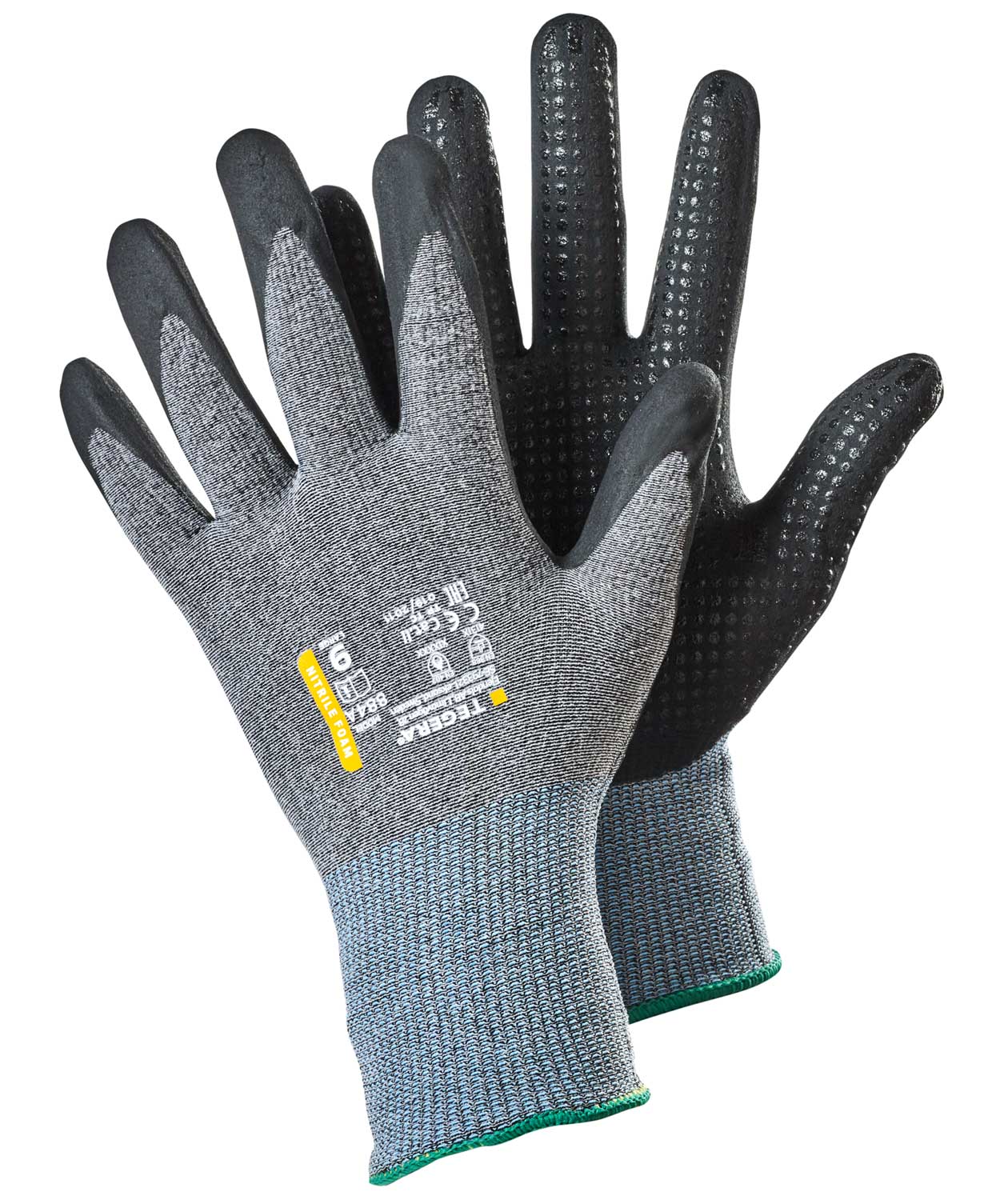 Tegera 884A Arbeitshandschuhe, Schwarz/Grau