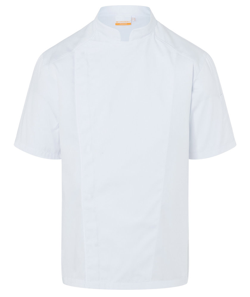 Karlowsky kortermet kokkejakke, Hvit, large image number 0