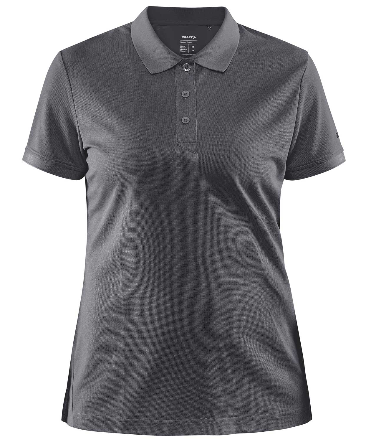 Craft Core Unify Damen Poloshirt, Granit, Granit, swatch