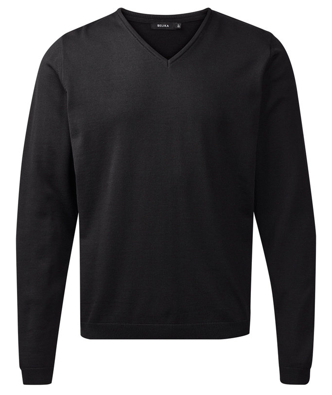 Belika Berlin stickad tr&ouml;ja, Black, Black, swatch