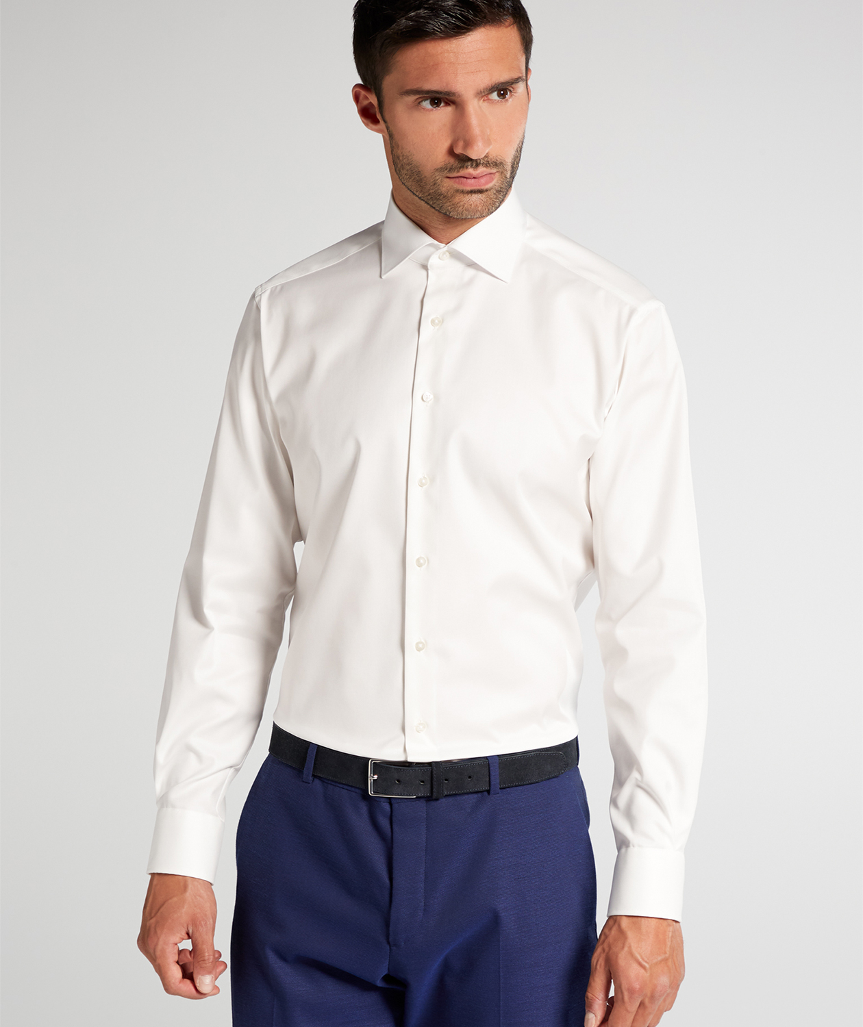 Eterna Cover Modern fit Hemd, Offwhite