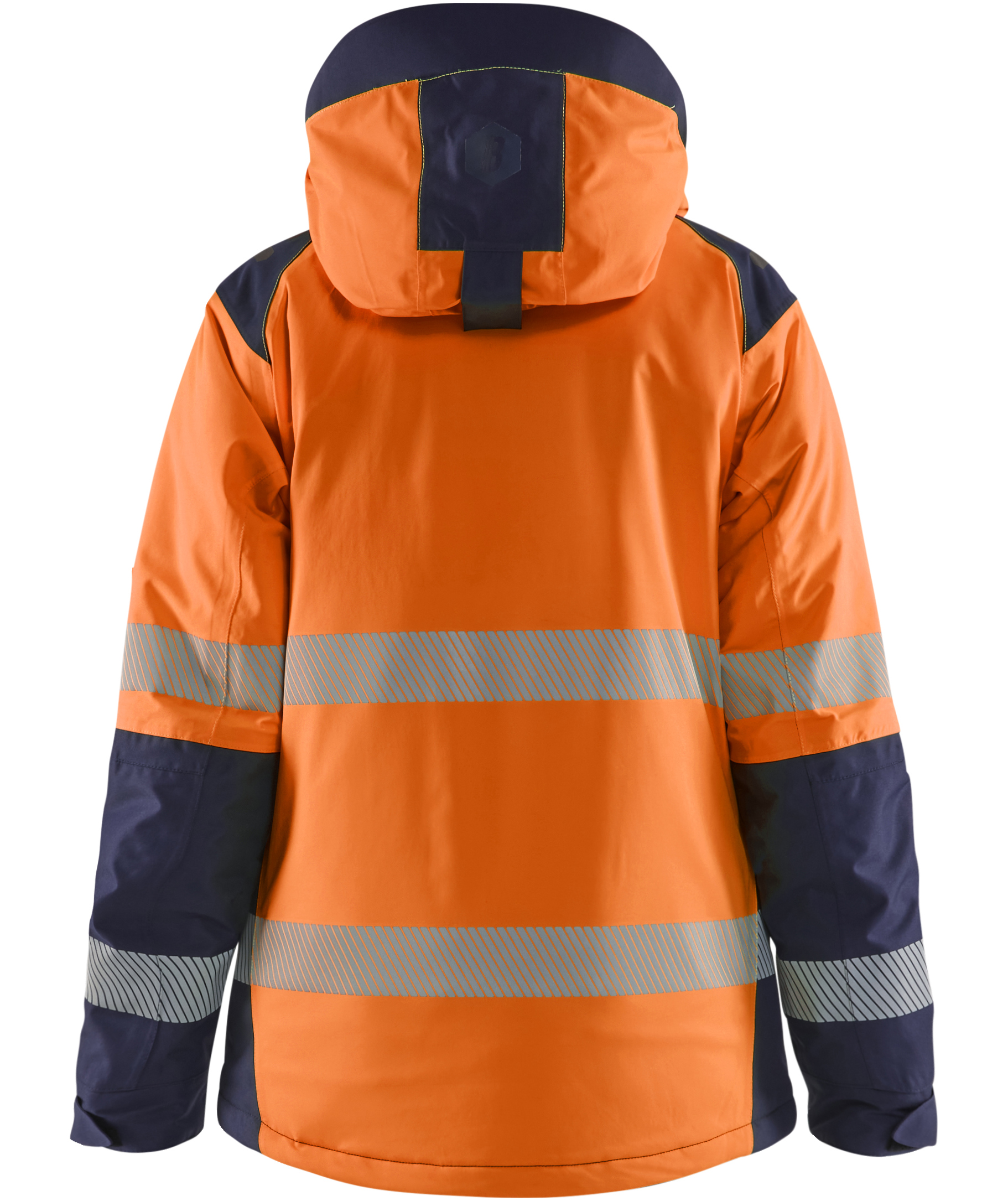 Bl&aring;kl&auml;der women's winter jacket, Hi-Vis Orange/Navy, large image number 2