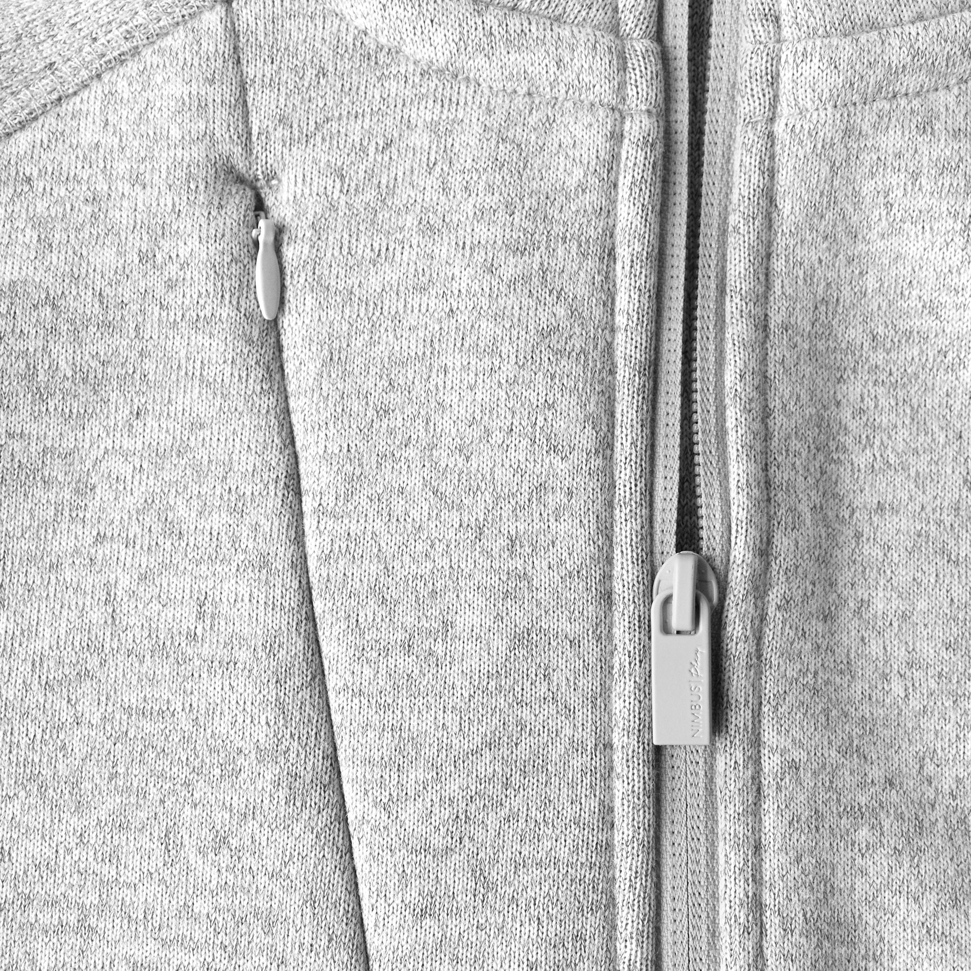 Nimbus Play Montana stickad fleecejacka, Light Grey Melange, large image number 3