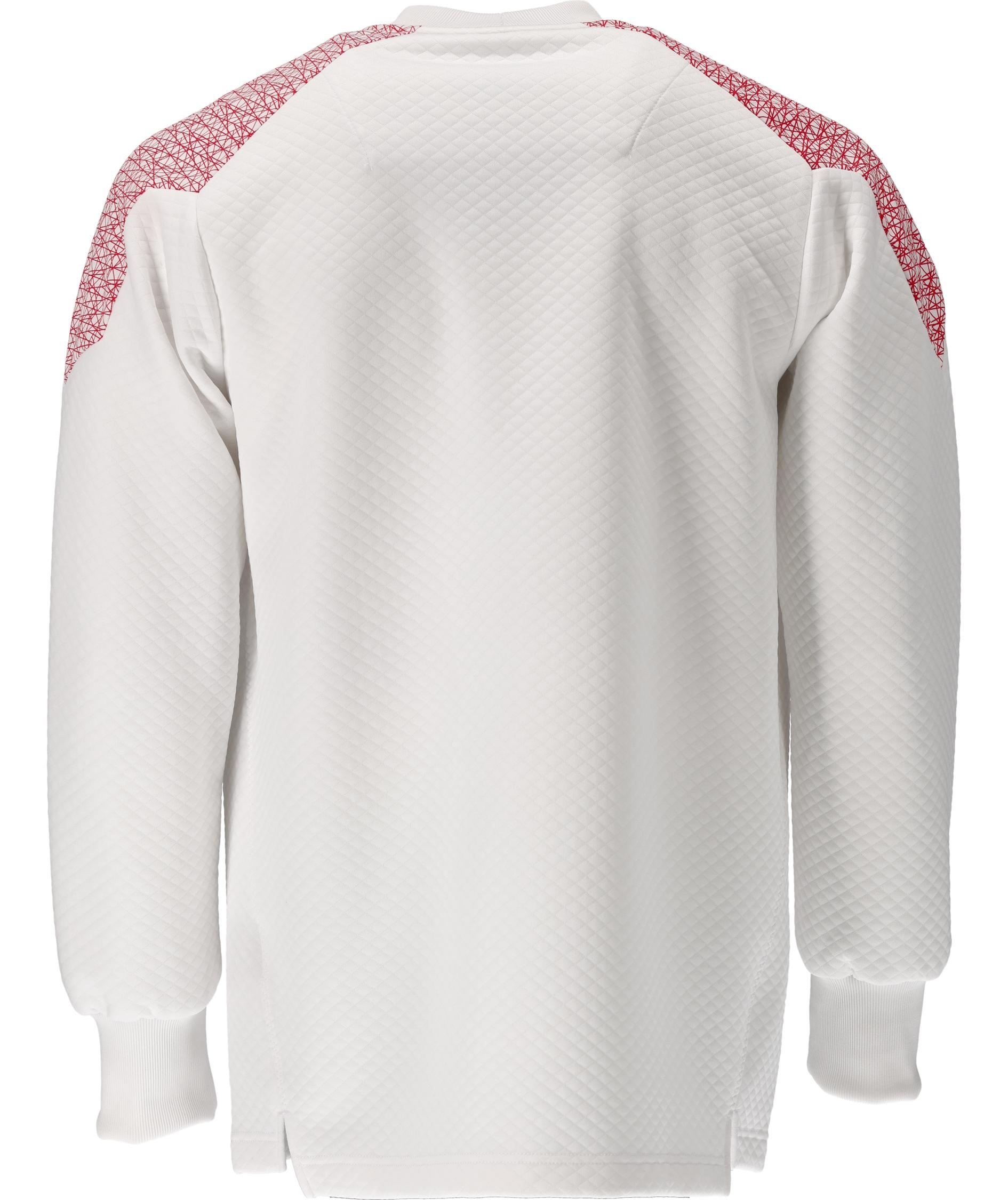 Mascot Food & Care Premium Performance HACCP-godkendt sweatshirt, Hvid/Signalr&oslash;d