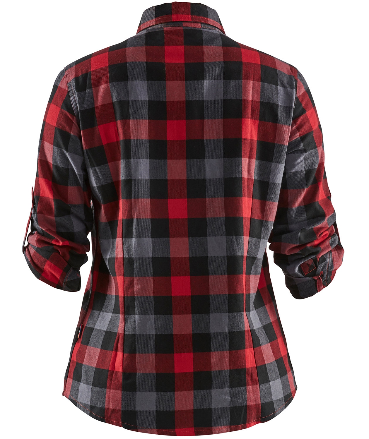 Bl&aring;kl&auml;der flanellskjorta dam, R&ouml;d/Svart