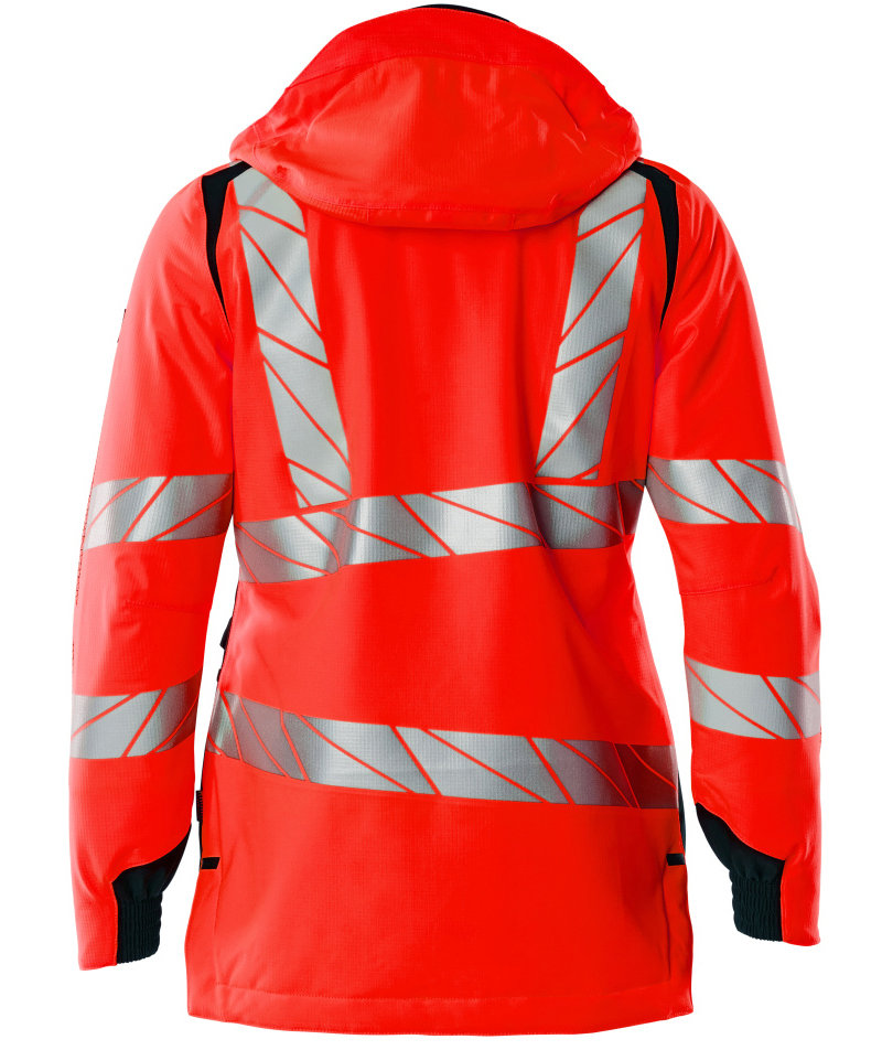 Mascot Accelerate Safe dame vinterjakke, Hi-Vis R&oslash;d/M&oslash;rk Marine