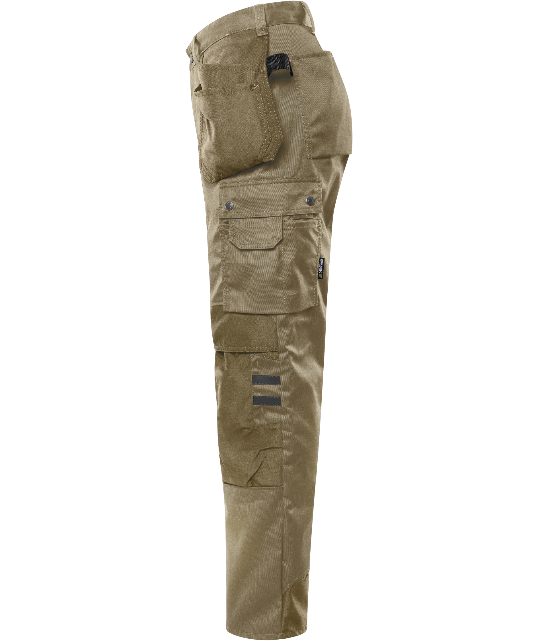 Fristads Green craftsman trousers 241 GS25, Khaki, large image number 3