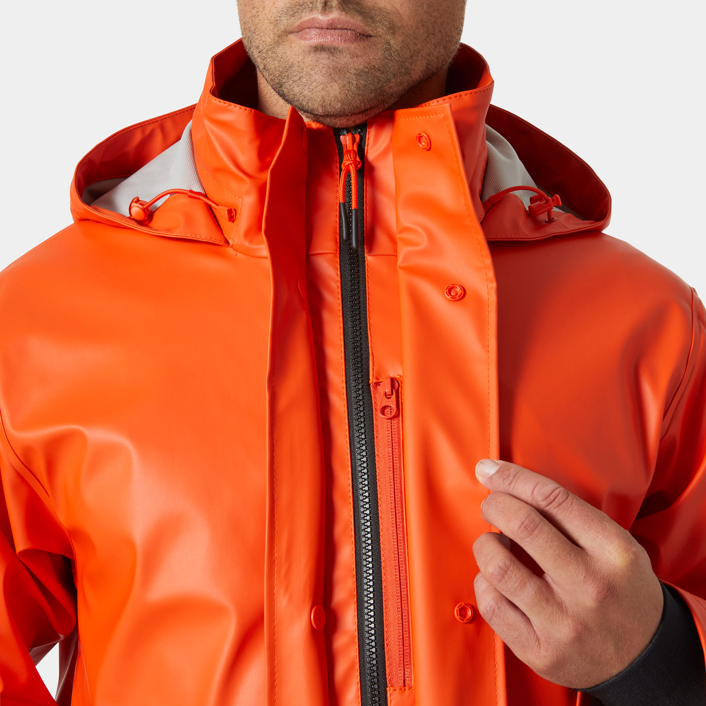 Helly Hansen Gale rain jacket, Dark Orange, large image number 4