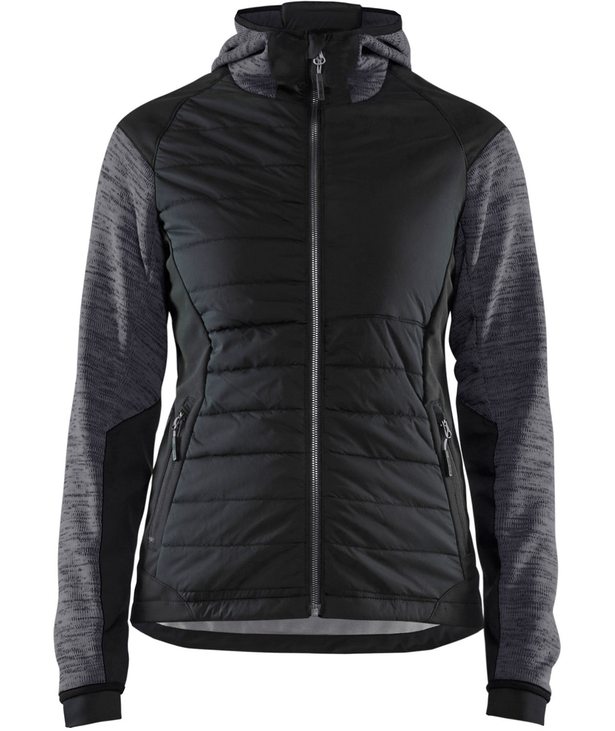 Bl&aring;kl&auml;der hybridjacka dam, M&ouml;rkgr&aring;/Svart, M&ouml;rkgr&aring;/Svart, swatch