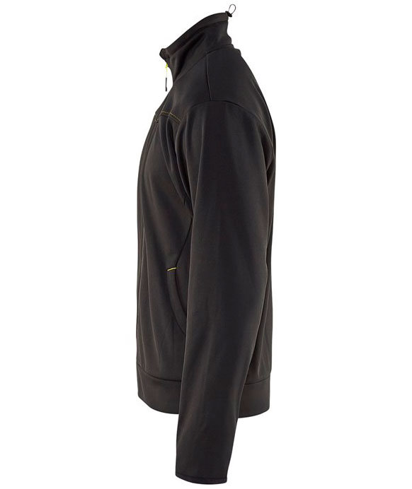 Bl&aring;kl&auml;der Unite sweat cardigan, Svart/Gul, large image number 4