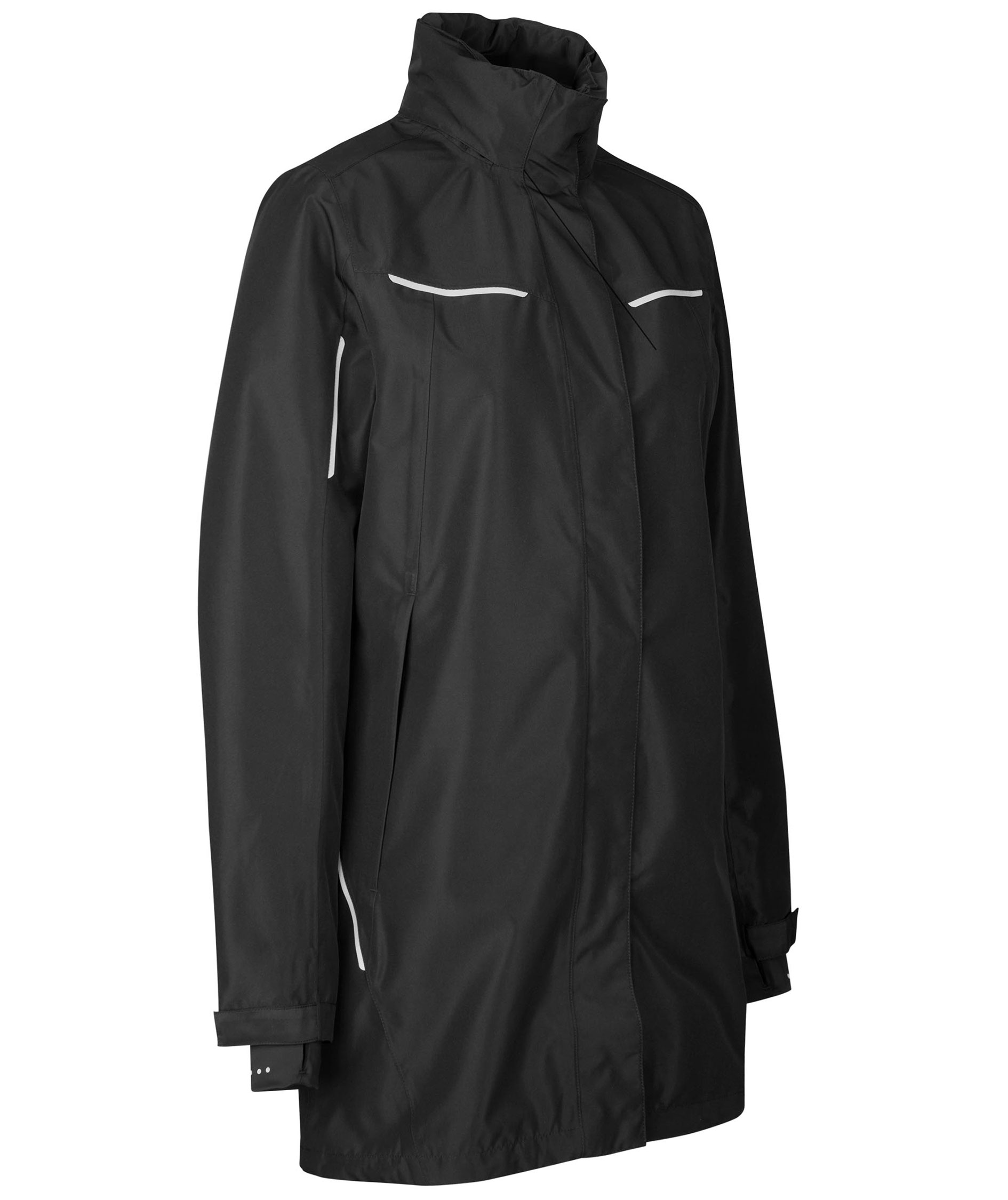 ID Zip'n'mix women's shell jacket, Black, large image number 2