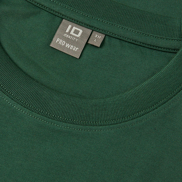 ID PRO Wear lang&auml;rmliges T-Shirt, Flaschengr&uuml;n, large image number 3