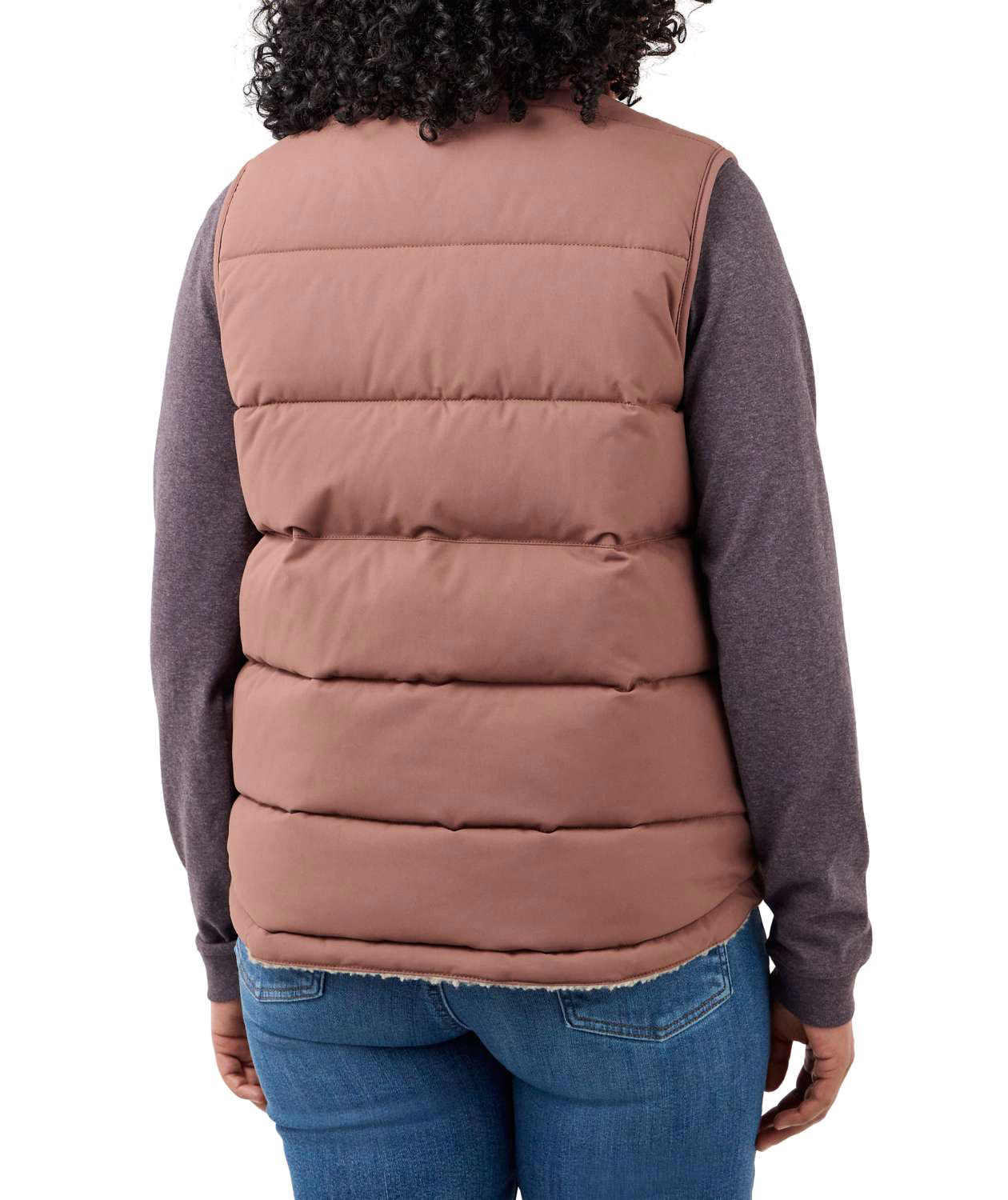 Carhartt Midweight Utility vendbar dame vest, Nutmeg, large image number 4