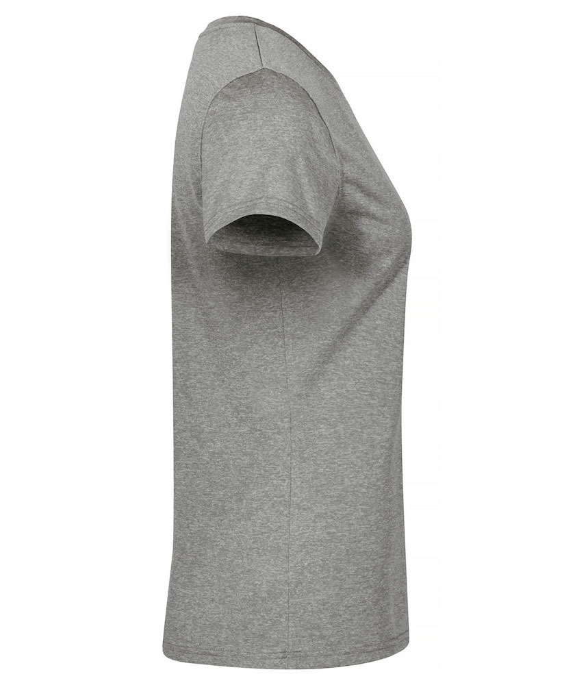 Clique Basic Active-T dam T-shirt, Grey melange, large image number 3