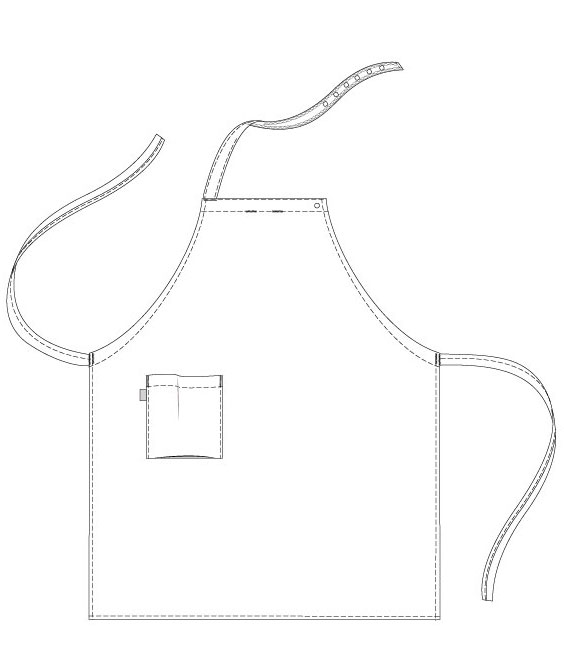 Segers 4579 sm&aelig;kforkl&aelig;de med lomme, Dark navy