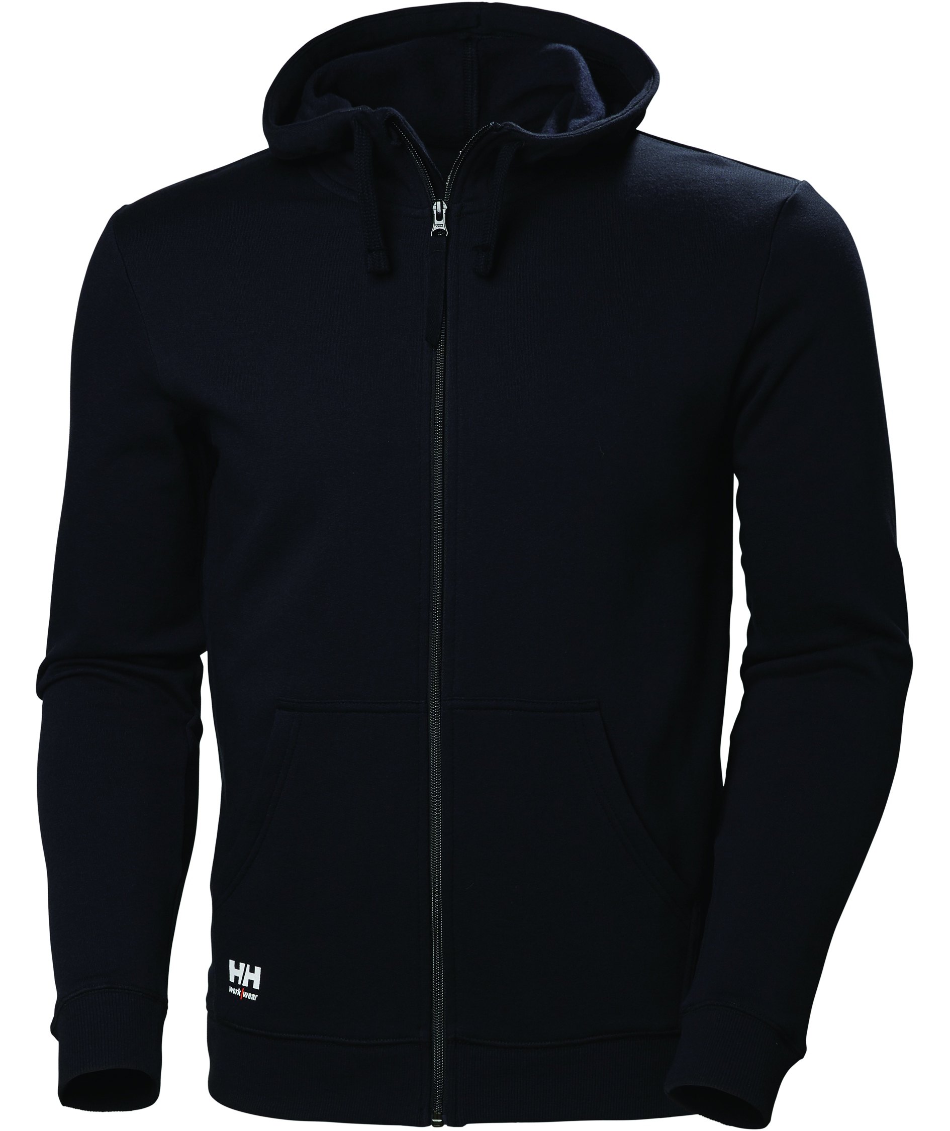 Helly Hansen Classic hoodie med dragkedja, Black, Black, swatch