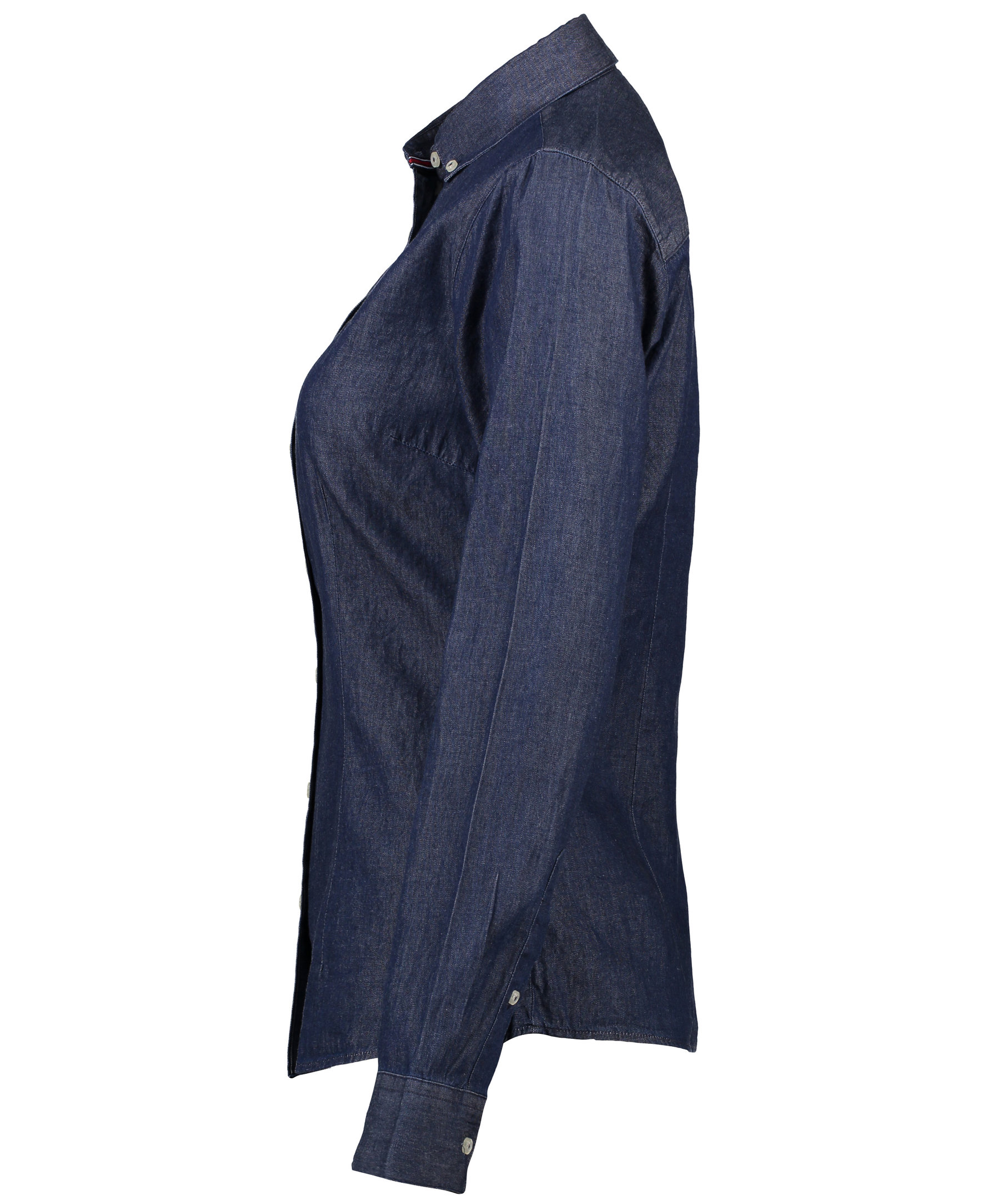 Seven Seas modern fit dameskjorte denim, Indigobl&aring;, large image number 5