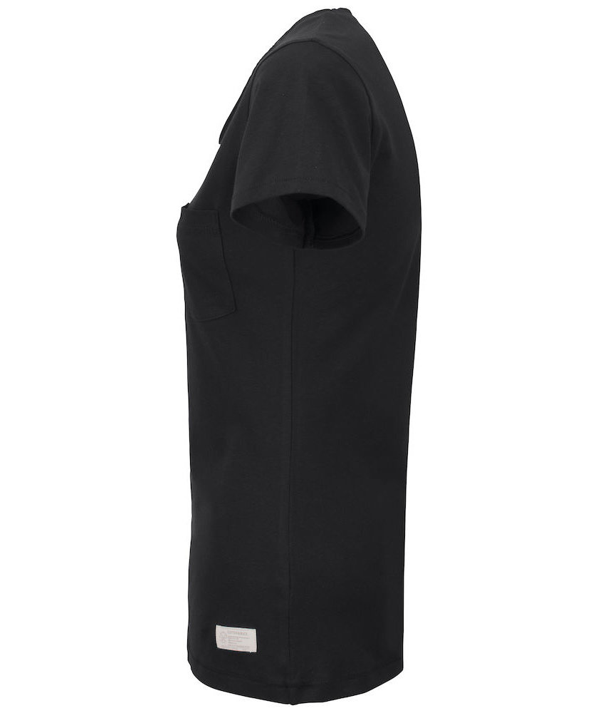 Cutter & Buck Pacific City T-shirt dam, Black, large image number 3