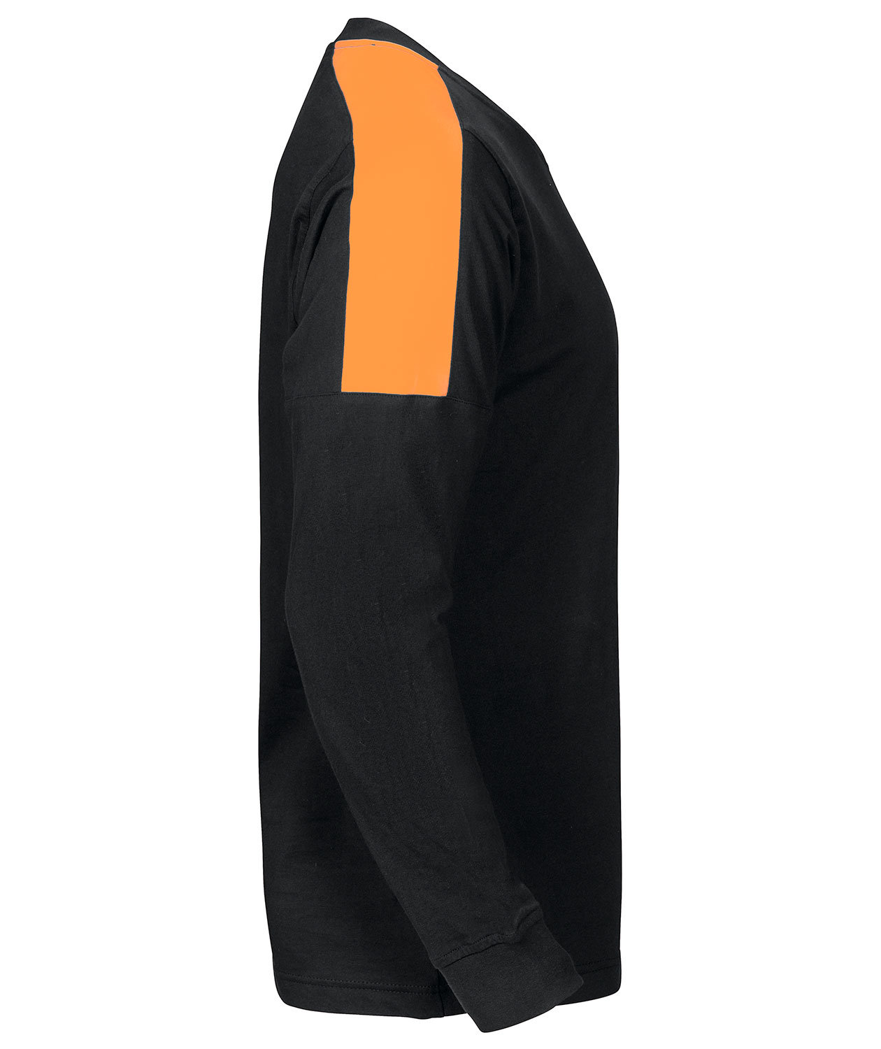 ProJob l&aring;ng&auml;rmad T-shirt 2020, Svart/Orange, large image number 3
