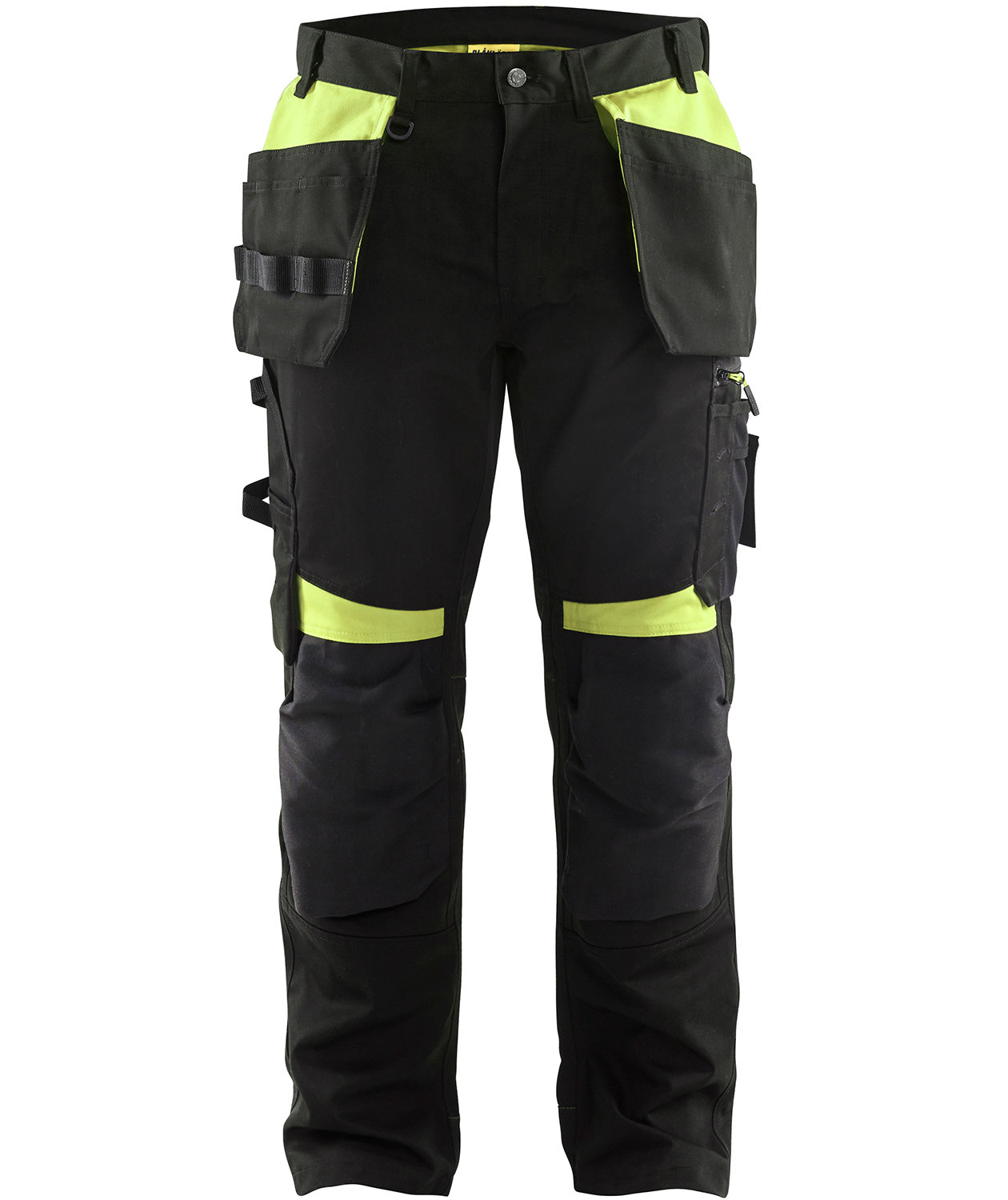 Bl&aring;kl&auml;der craftsman trousers, Black/Hi-Vis Yellow, Black/Hi-Vis Yellow, swatch