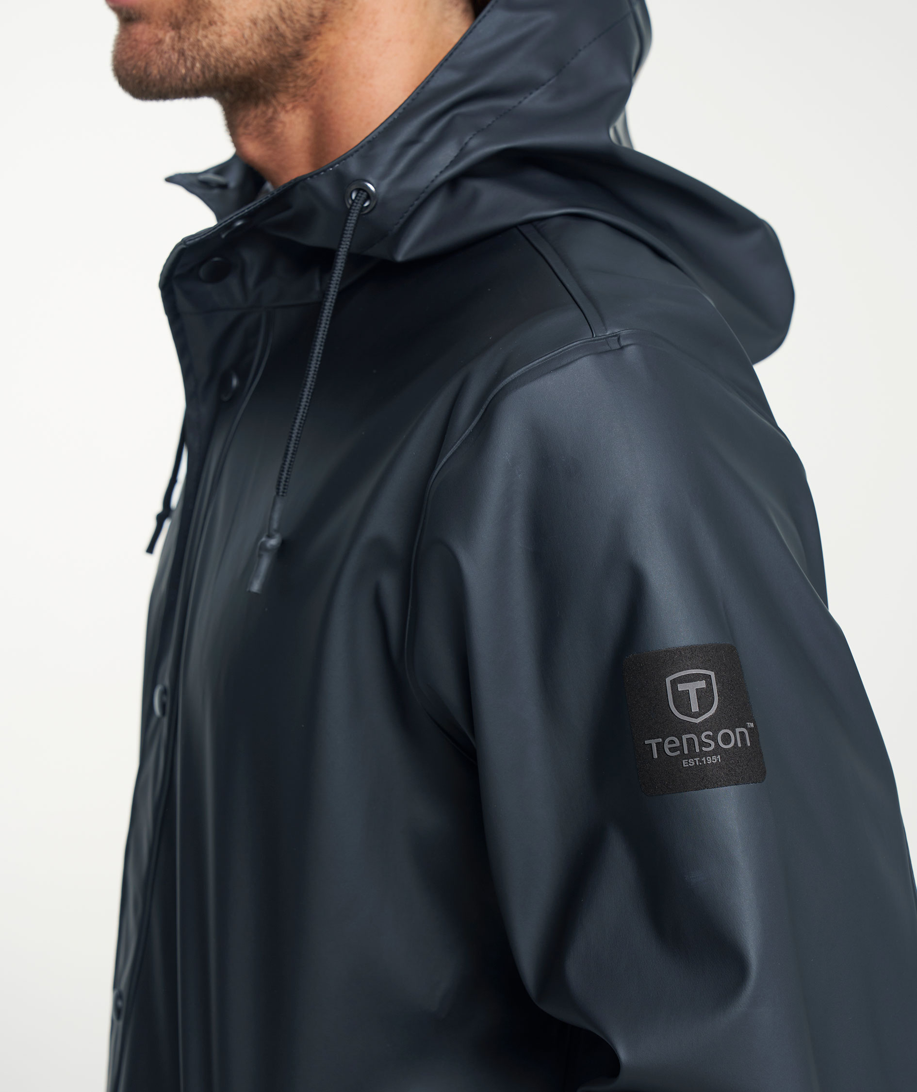 Tenson Apelviken rain jacket, Dark Blue, large image number 6