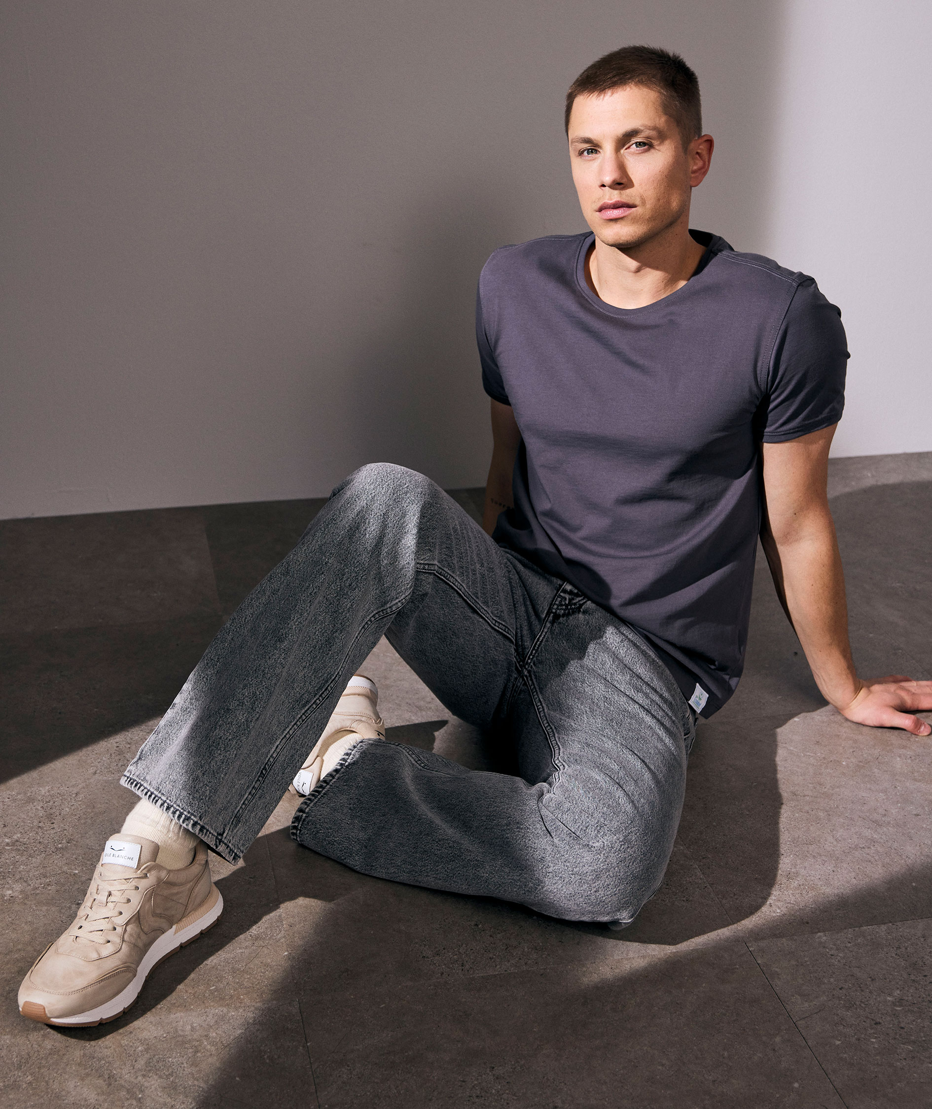 ID PRO wear CARE T-skjorte med rund hals, Silver Grey