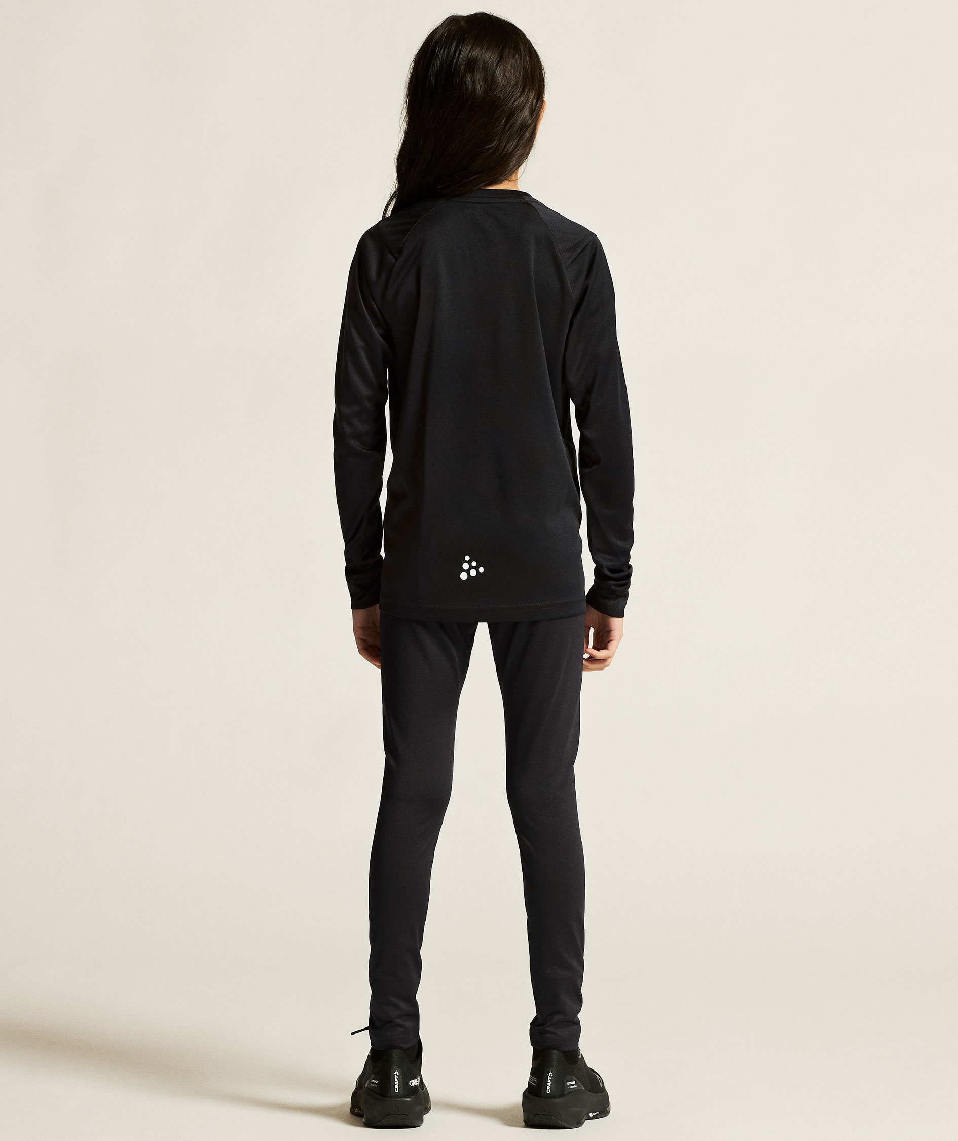 Craft Rush lang&aelig;rmet T-shirt til b&oslash;rn, Black, large image number 8