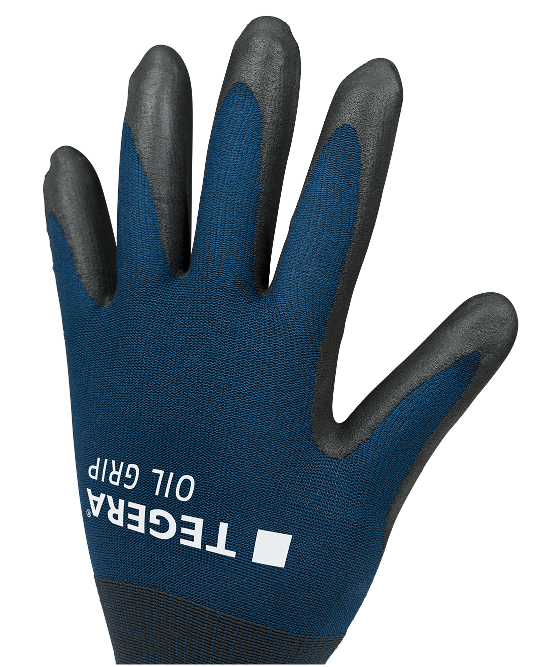 Tegera 8850 Oil grip work gloves, Navy/Black, large image number 2