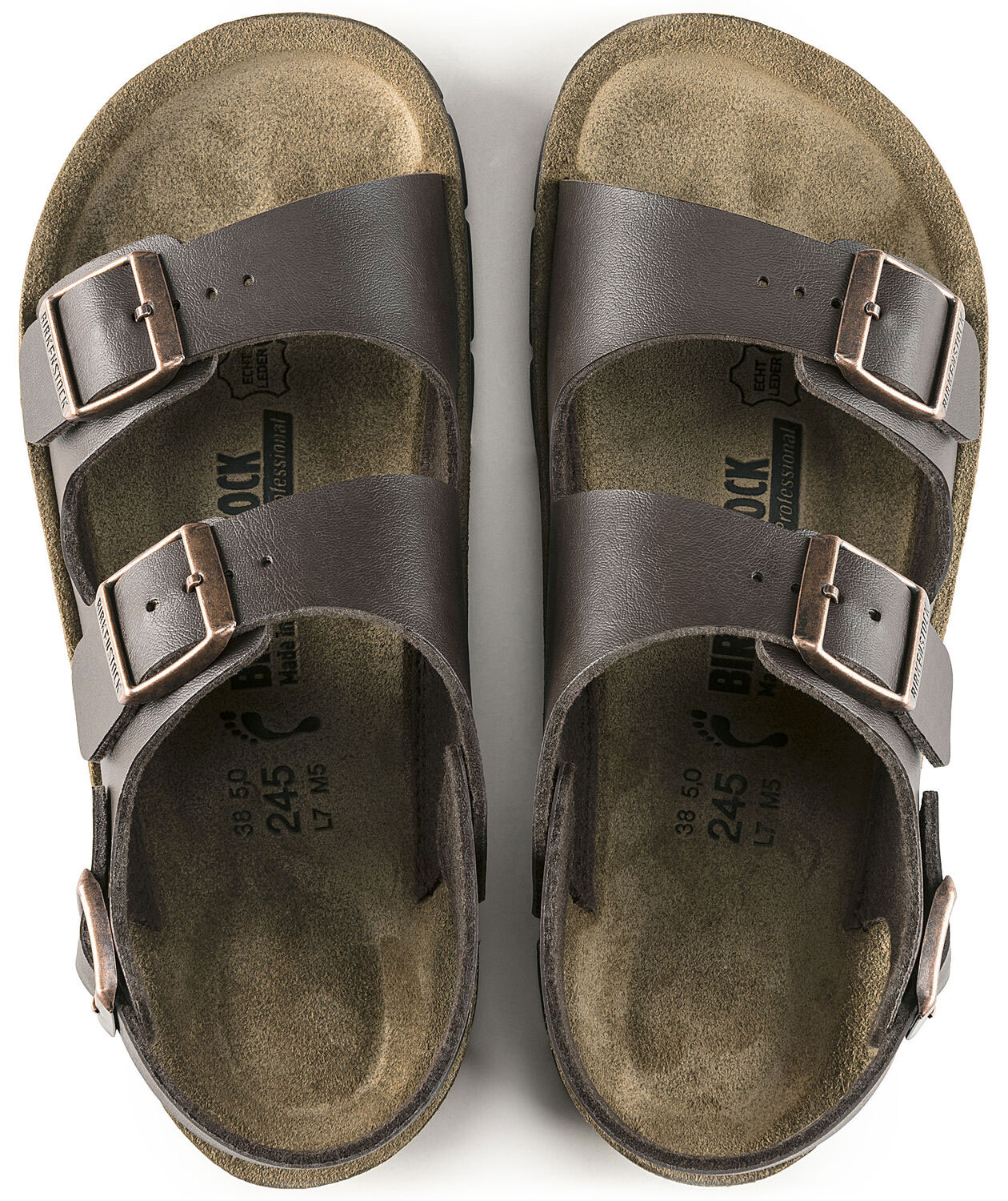 Birkenstock Kano Narrow Fit sandaler dam, Brun, large image number 2